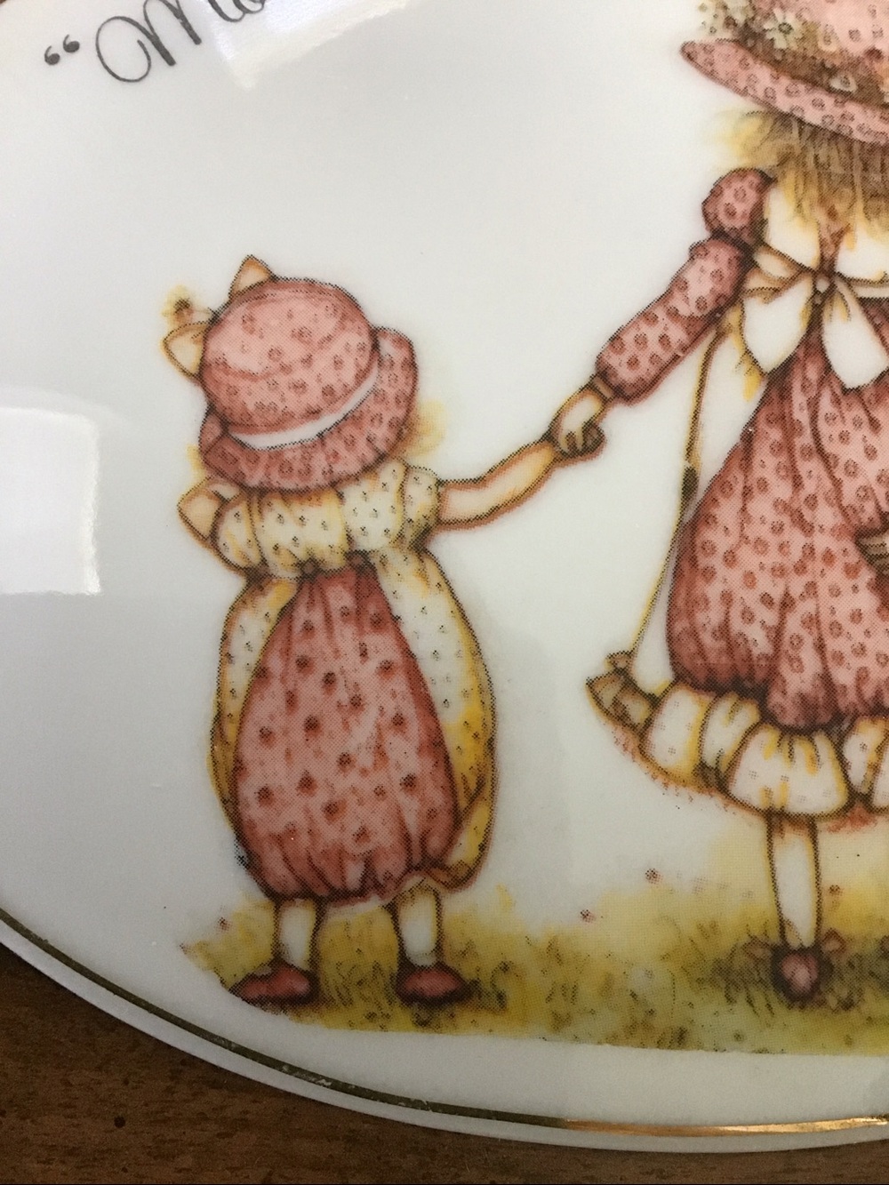 Holly Hobbie porcelain plaque - Picture 8 of 12